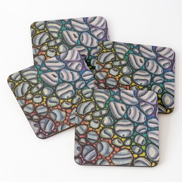 Item preview, Reverse Rainbow Pebbles designed and sold by Technicolor Coats.