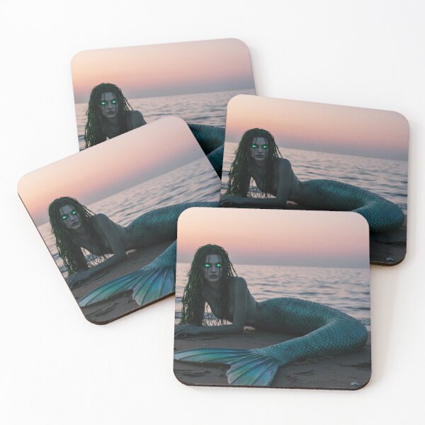 Item preview, Mermaid Resting Digital Print 1 designed and sold by FolkloreMacabre.