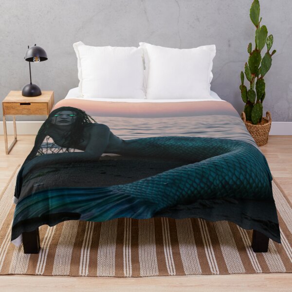 Item preview, Mermaid Resting Digital Print 1 designed and sold by FolkloreMacabre.