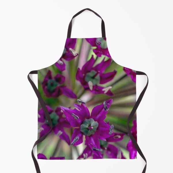 Item preview, Very close shot of purple allium head designed and sold by lisavonbiela.