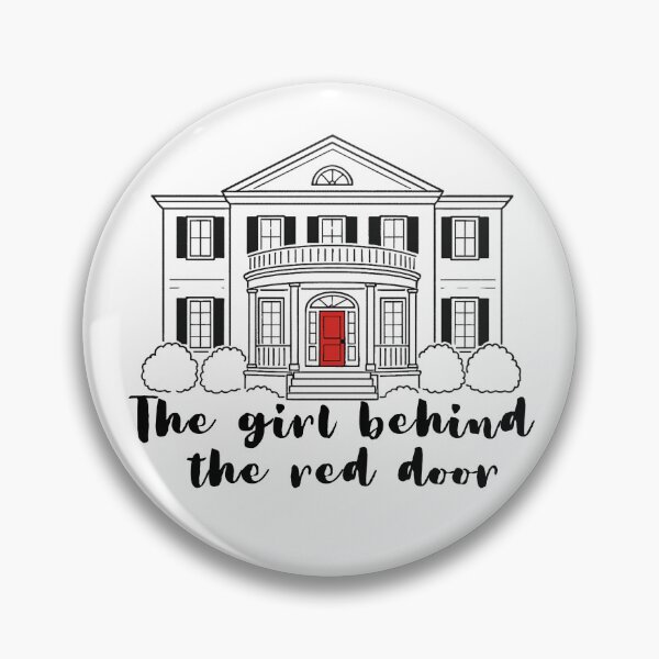 Item preview, The Girl Behind the Red Door - Minimalist One Tree Hill Art designed and sold by LittleMiddleMomma.