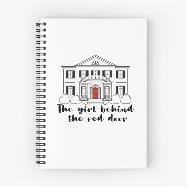 Item preview, The Girl Behind the Red Door - Minimalist One Tree Hill Art designed and sold by LittleMiddleMomma.