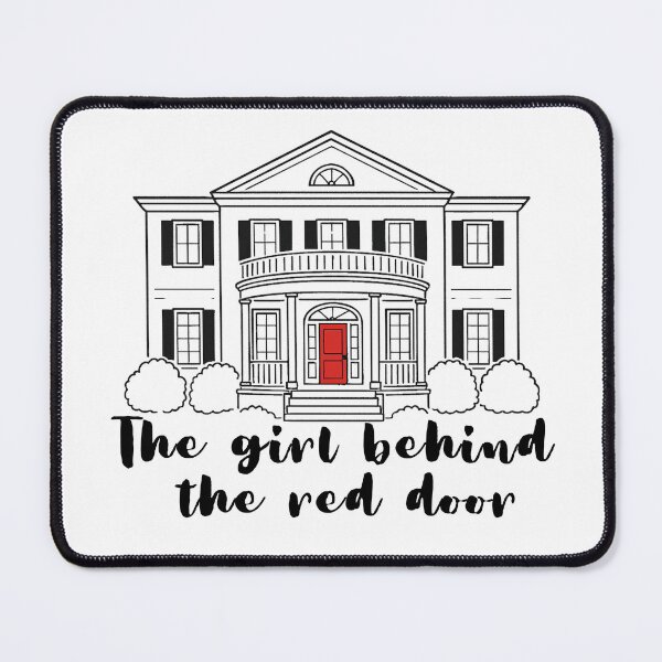 Item preview, The Girl Behind the Red Door - Minimalist One Tree Hill Art designed and sold by LittleMiddleMomma.