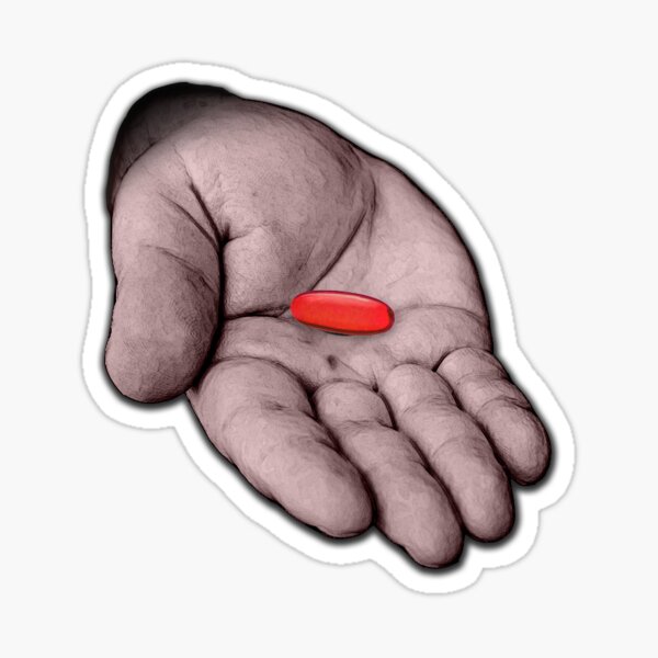 Item preview, Red Pill Hand Offering designed and sold by chill-and-faded.