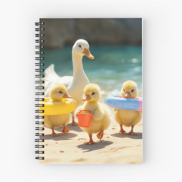 Item preview, Mother Duck and Duckling at the Beach designed and sold by Maria Dryfhout.