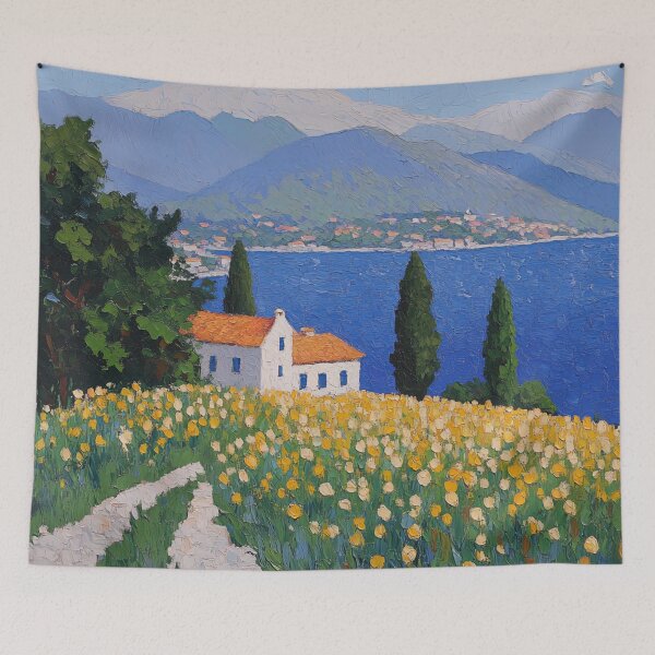 Item preview, Montenegro landscape | Post-impressionist painting style designed and sold by ComicsFactory.