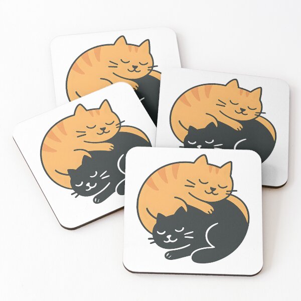 Item preview, Ying Yang Cats – Harmonious Feline Design for Gifts! designed and sold by Wildistry.