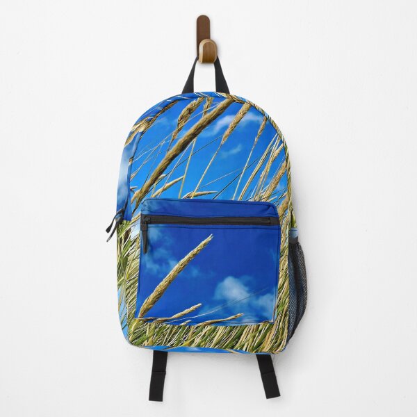 Item preview, Blades of grass against a blue sky – the simple beauty of nature designed and sold by beatbieri.ch.