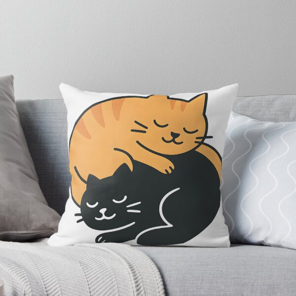 Artikelvorschau, Ying Yang Katzen – Harmonisches Katzendesign zum Verschenken! entworfen und verkauft von Wildistry.
