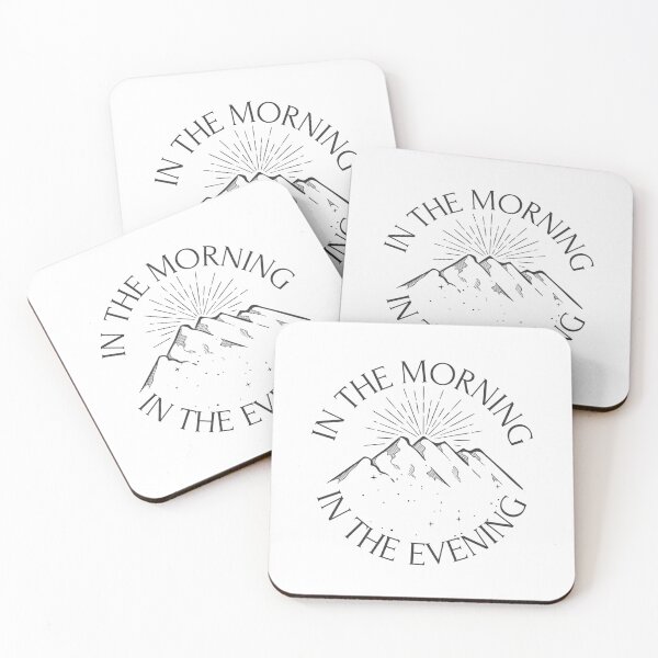 Item preview, In the Morning, In the Evening Inspiring Christian, Christian for Men and Women, Bible Verse, Worship Lyrics designed and sold by InHisImageGifts.