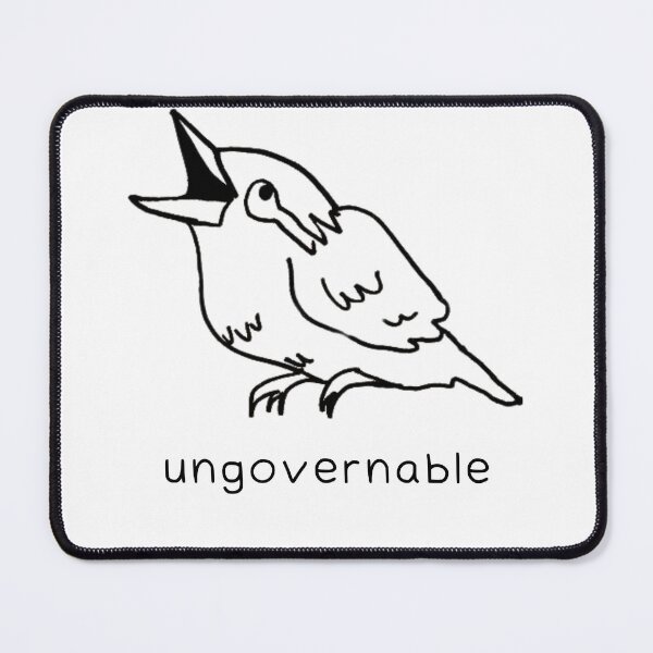 Item preview, ungovernable kookaburra designed and sold by hanakinart.