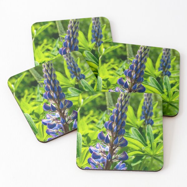 Item preview, Purple lupine in pollinator field designed and sold by lisavonbiela.