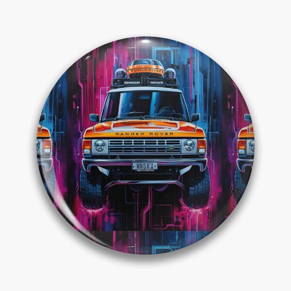 Item preview, Classic Range Rover – Futuristic Neon Adventure designed and sold by Graf.x.
