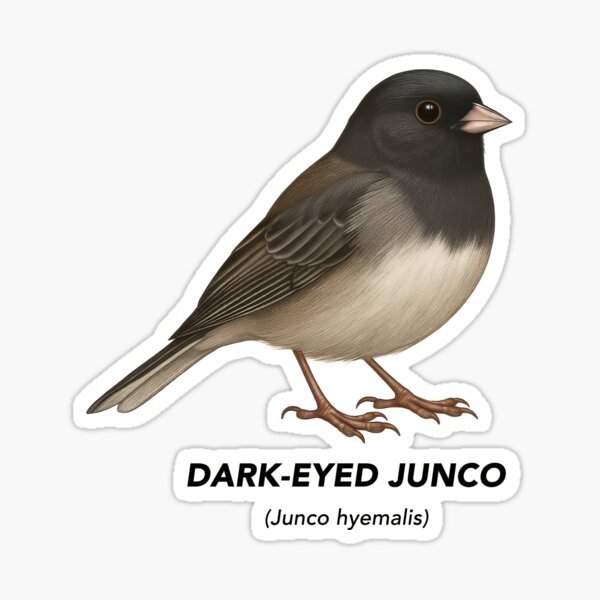 Item preview, Dark-eyed Junco - Birds of California designed and sold by CaliforniaVibe.