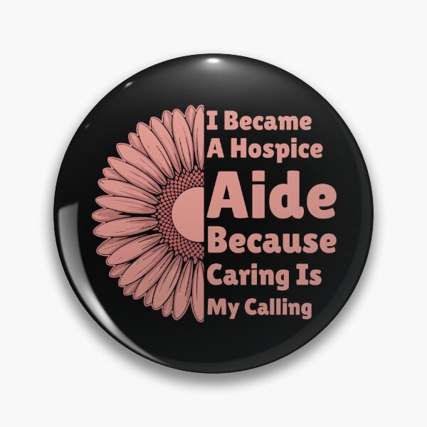 Item preview, I Became A Hospice Aide Because Caring Is My Calling Nurse designed and sold by Stick-Artistry.