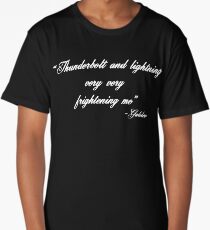 Thunderbolt and Lightning Very Frightening Funny music Design Long T-Shirt