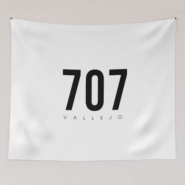 Item preview, Vallejo, CA - 707 Area Code design designed and sold by CartoCreative.