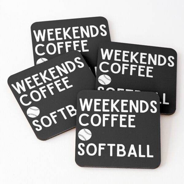 Item preview, Weekends Coffee And Softball designed and sold by StrideSuccess.