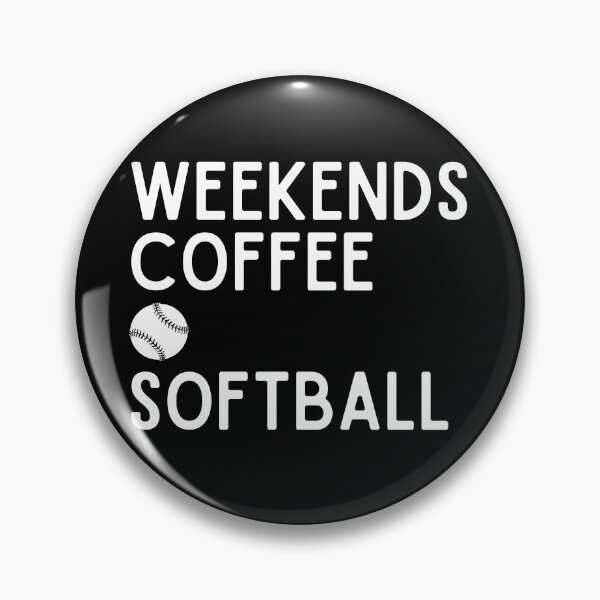 Item preview, Weekends Coffee And Softball designed and sold by StrideSuccess.