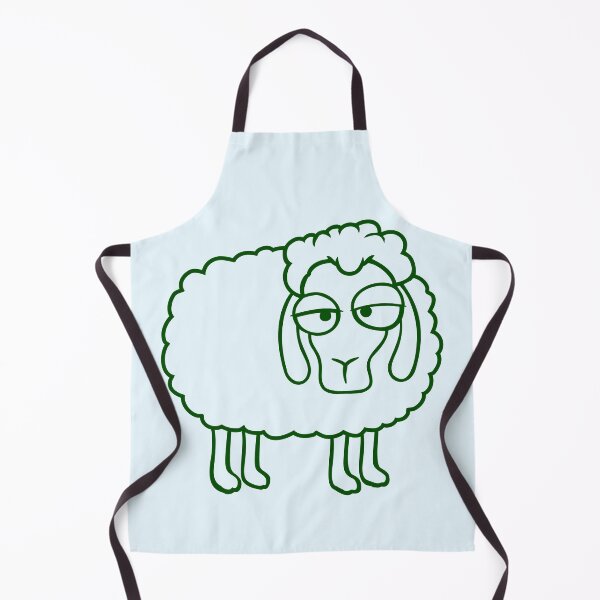 Item preview, Sheep Tired Bored Look Little Sweet Lamb Bad Mood designed and sold by shirt-o-mat.