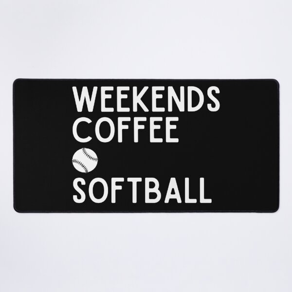 Item preview, Weekends Coffee And Softball designed and sold by StrideSuccess.
