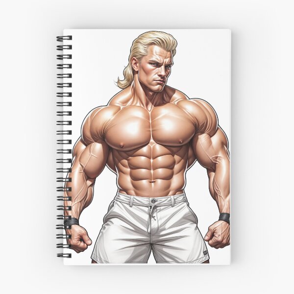 Item preview, Ultra Muscular Bodybuilder Sticker – Bold Fitness Art #114 designed and sold by ForeverPrintsOK.