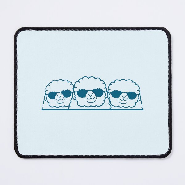Item preview, 3 Dj Sheep Behind Fence Wall Sunglasses Friends designed and sold by shirt-o-mat.