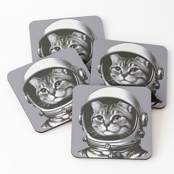 Item preview, cute astranaut cat designed and sold by Dogandesighn.