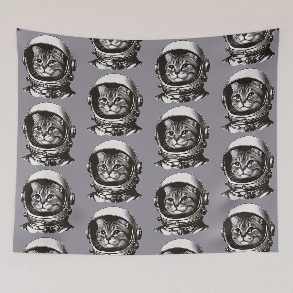 Item preview, cute astranaut cat designed and sold by Dogandesighn.