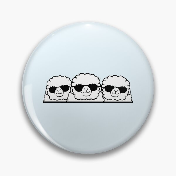 Item preview, 3 Dj Sheep Behind Fence Wall Sunglasses Friends designed and sold by shirt-o-mat.
