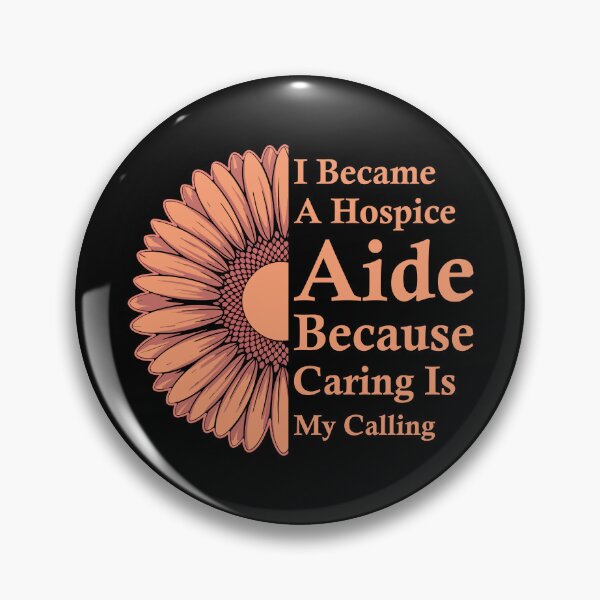 Item preview, I Became A Hospice Aide Because Caring Is My Calling Nurse designed and sold by Stick-Artistry.