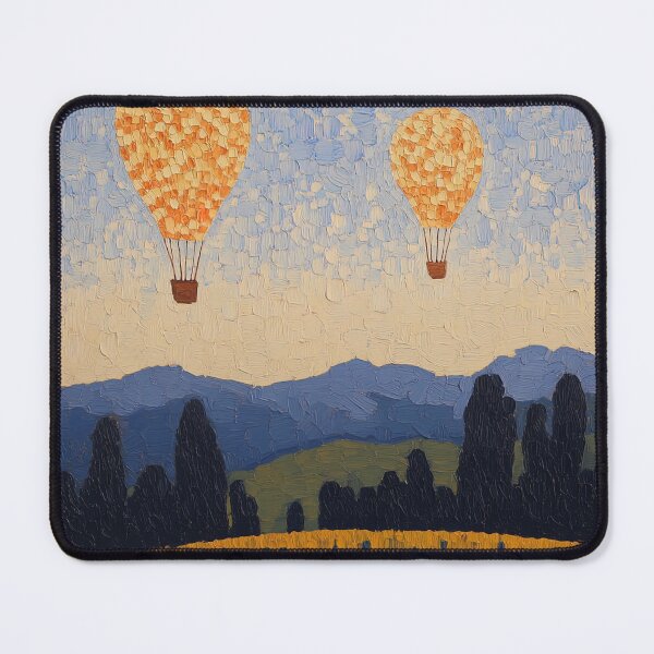 Item preview, Montgolfier brothers | Post-impressionist painting style designed and sold by ComicsFactory.