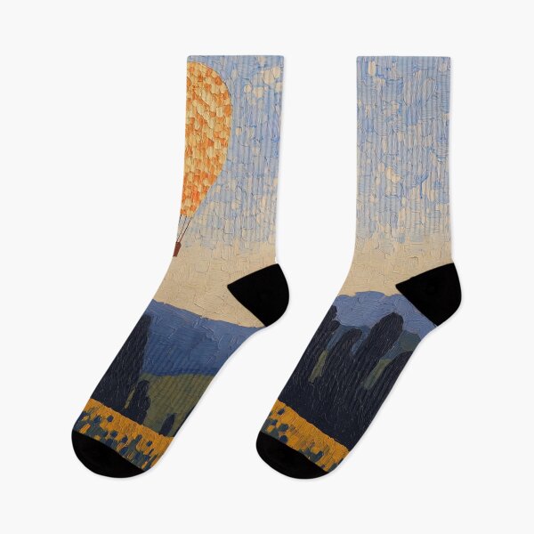 Item preview, Montgolfier brothers | Post-impressionist painting style designed and sold by ComicsFactory.