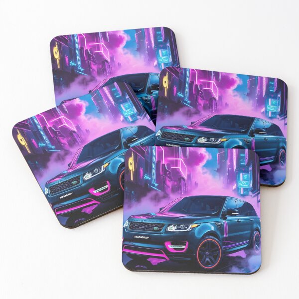Item preview, Range Rover Neon – Power and Freedom in the Futuristic Night designed and sold by Graf.x.