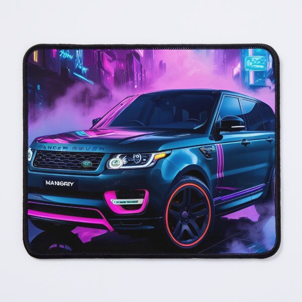 Item preview, Range Rover Neon – Power and Freedom in the Futuristic Night designed and sold by Graf.x.