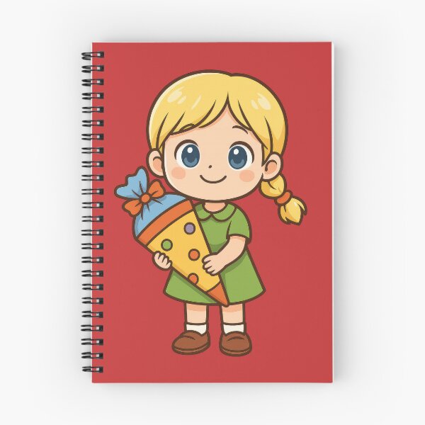 Item preview, Back to School Girl with School Cone designed and sold by GabbyKI261.