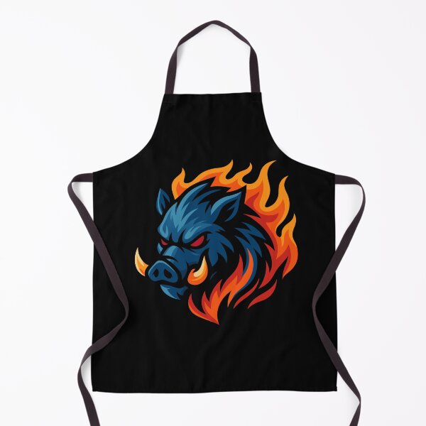 Item preview, Boar – Fiery Mane | Urban Zodiac Mascot designed and sold by Karma Design.
