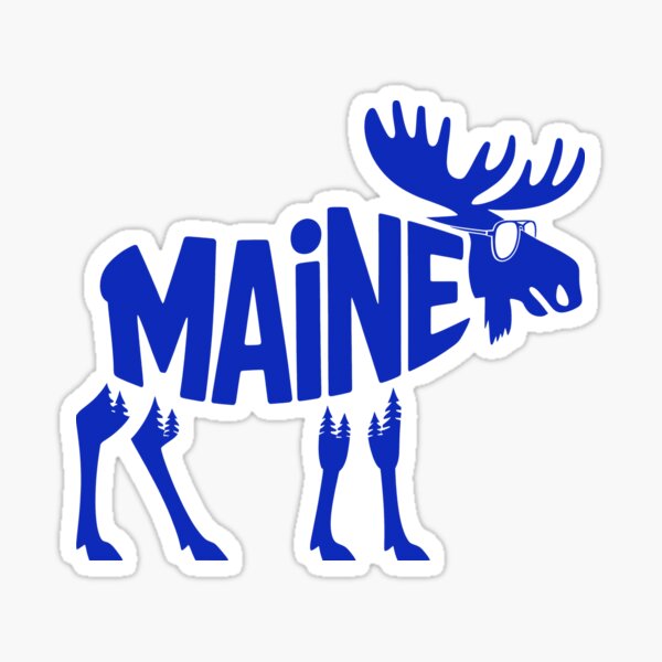 Item preview, Maine funny moose wilderness outdoors vacation Hunter designed and sold by billyperks.