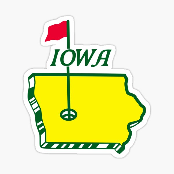 Item preview, Golf de Iowa designed and sold by Magnolia Maps.
