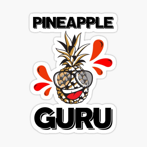 Artikel-Vorschau von Ananas-Guru-Druck, designt und verkauft von PenRosePlanet.