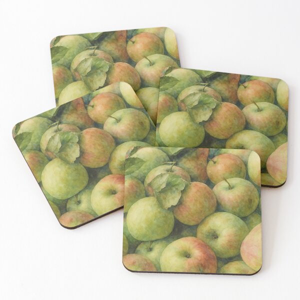 Item preview, Watercolor Apples – AI-enhanced from Original Photo designed and sold by Pacika.