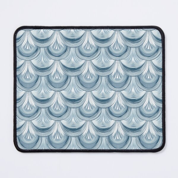 Item preview,  Blue Mermaid, Fish Scales - Summer 2025 ocean sea design, irregular pattern designed and sold by WorldByEsi.