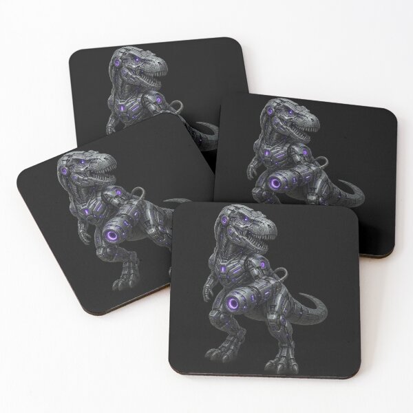 Item preview, Tyrannosaurus Rex Cyborg designed and sold by The Neon Pastel.