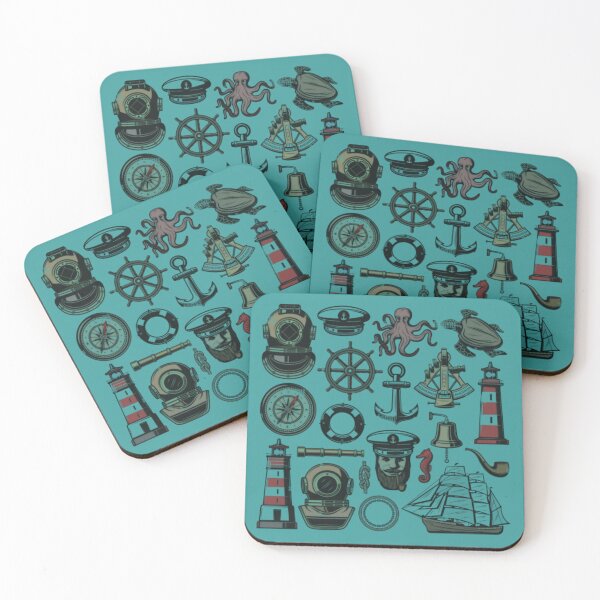 Item preview, Vintage Nautical Sea Adventure designed and sold by Becooldesing.