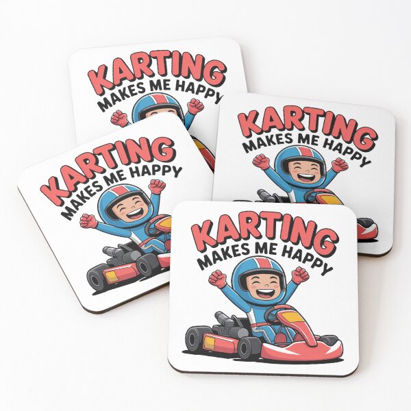 Item preview, Karting Makes Me Happy designed and sold by MonkiFlipp.