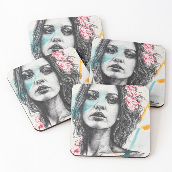 Item preview, Body Behaviour | woman with red doodle flowers designed and sold by Marco Paludet.