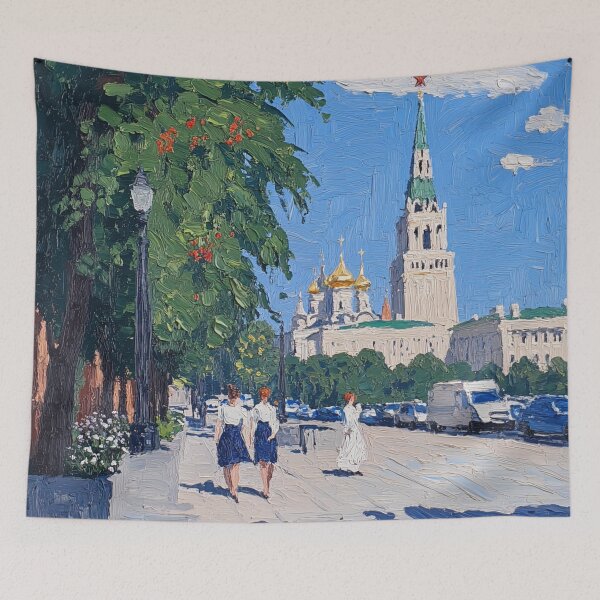 Item preview, Moscow | Post-impressionist painting style designed and sold by ComicsFactory.