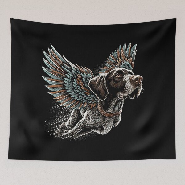 Item preview, Super Dog German Wirehaired Pointer DD Gift designed and sold by Pineapple-Tree.
