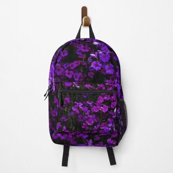 Item preview, Neon purple seamless floral pattern - whimsigoth dark cottagecore designed and sold by cocomelon168.