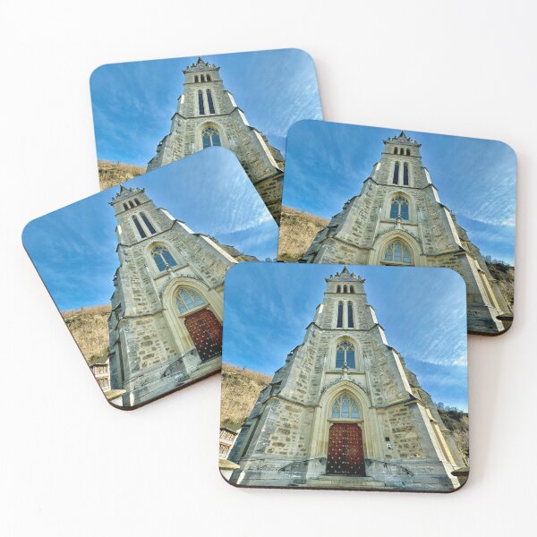 Item preview, St. Florin Cathedral in Vaduz – Timeless architecture in the heart of Liechtenstein designed and sold by beatbieri.ch.